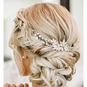 NWOT! Brides & Hairpins RHEA HALO COMB gold bridal comb